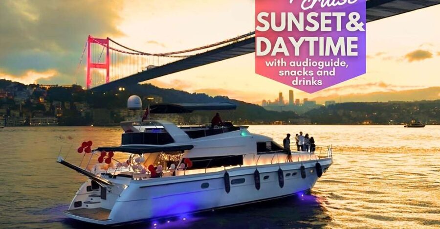Istanbul: Sunset or Day Small-Group Yacht Cruise with Snacks - Çırağan Palace, Ortaköy, and the first bridge