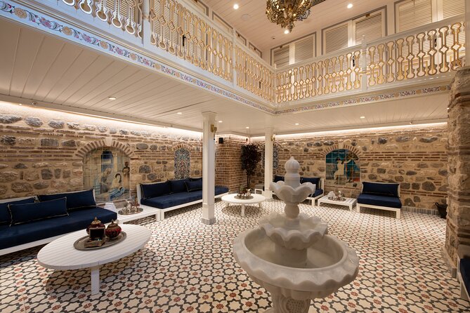 Istanbul Turkish Bath in Ottoman Style at Hammam with Drinks - Your arrival, towels, and private changing room