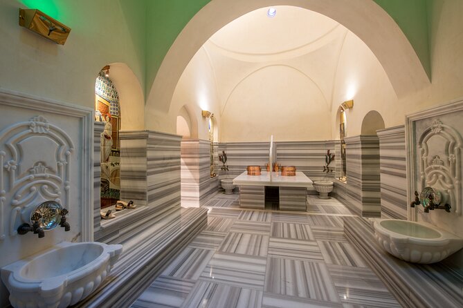 Istanbul Turkish Bath in Ottoman Style at Hammam with Drinks - Steam first, then the heated-marble scrub