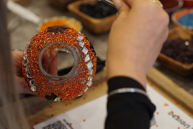 Istanbul: Turkish Mosaic Lamp Workshop in Galata – All Included - Tea, Turkish delight, and the workshop atmosphere