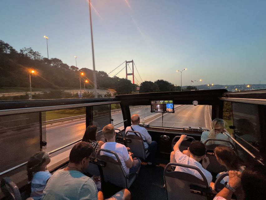 Istanbul: Two Continents Evening Bus Tour with Commentary - Eminonu, Galata Bridge, and the Golden Horn
