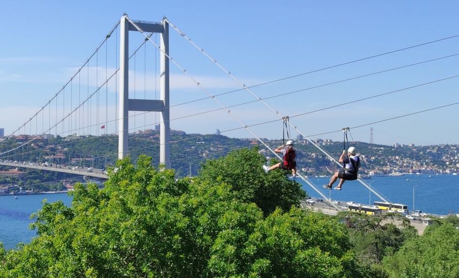 Istanbul: Zipline Adventure with Bosphorus View - Arriving in Üsküdar and finding the activity