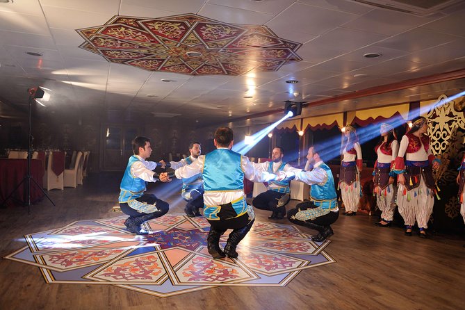 Luxury Bosphorus Dinner Cruise & Shows Private Table & Free Wi-Fi - Turkish dancing and a busy sound system