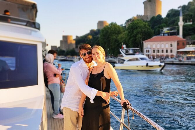Luxury Sunset Yacht Cruise on the Bosphorus – Refresh & Relax - Dolmabahçe Mosque and Palace from the water