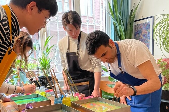 Paint on Water - Authentic Turkish Art Experience at Local Home - Key points about the Beşiktaş ebru workshop
