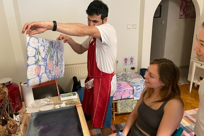 Paint on Water - Authentic Turkish Art Experience at Local Home - Learning the tools and basic techniques