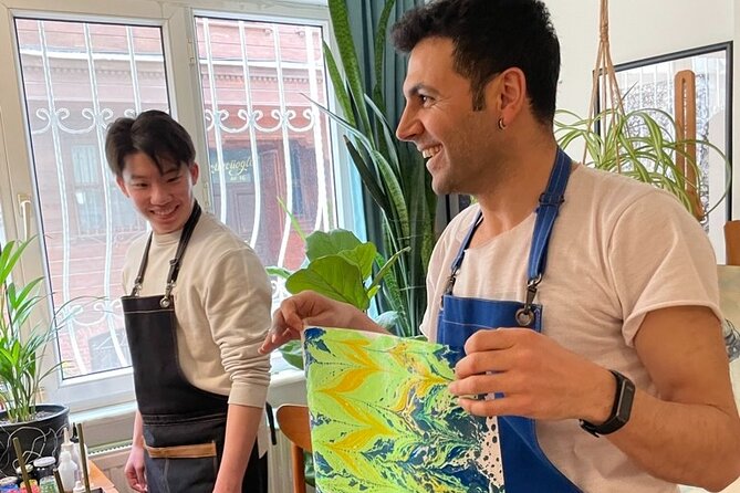 Paint on Water - Authentic Turkish Art Experience at Local Home - Making your own marbled designs