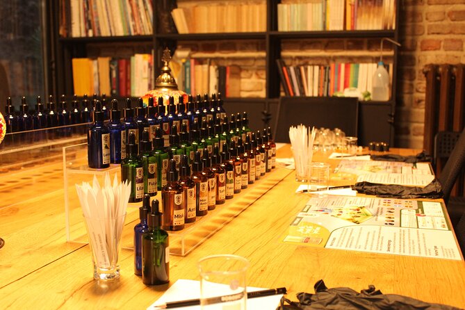 Perfume Making Workshop in a Stylish Galata Atelier in Istanbul - Mixing, adjusting, and learning fragrance layering