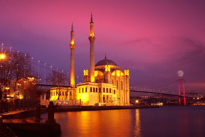 Romantic Night Cruise Live Violinist - Fortresses and summer palaces along the narrow strait