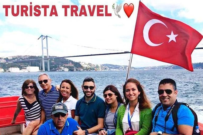 Short Guided Bosphorus Sunset Cruise - Dolmabahçe Palace from the water