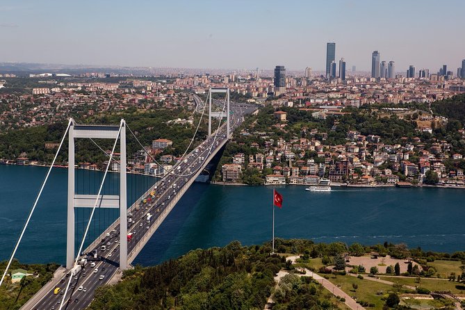 Sunset boat trip on the Bosphorus and Golden Horn - Palaces, villas, bridges, and the changing view