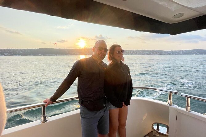 Sunset Cruise on Luxury Yacht with Transfers - Crossing toward the Asian shore