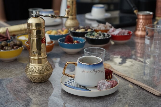 Turkish Coffee on Sand Workshop: Fortune Telling & Gift Set - Turkish Tea, Delight, and a Softer Pace
