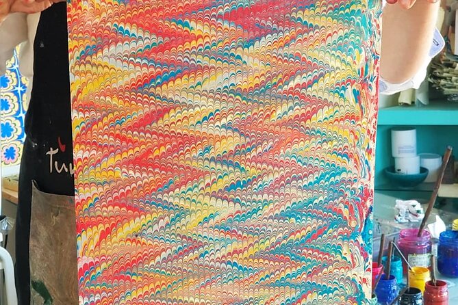 Turkish Marbling Paper Art Workshop - What happens during the two-hour class