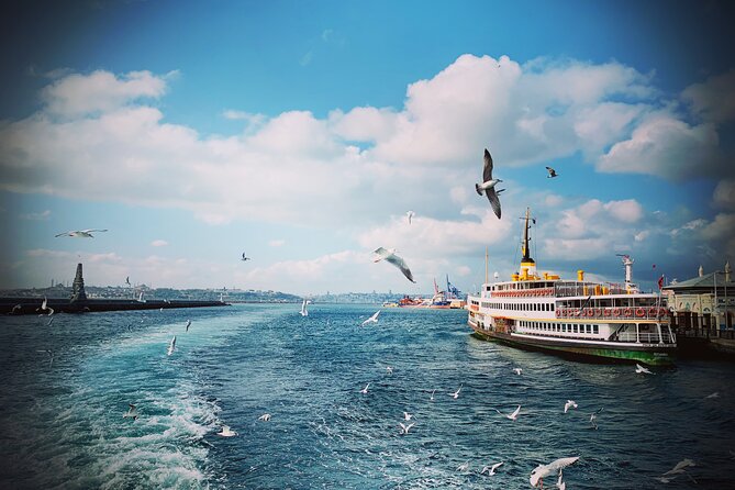 Two (2) Days Istanbul Old City and Two Continents Walking Tour - Taking the ferry to Kadikoy